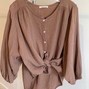 Filosophia Gauze Peasant top S (eco-friendly and sustainably made)